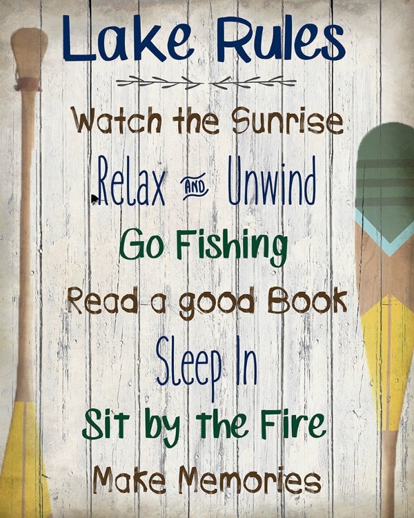 Picture of LAKE RULES
