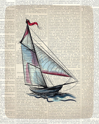 Picture of NEWSPAPER SAILBOAT 3