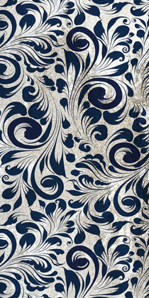 Picture of INDIGO DAMASK PANEL 1