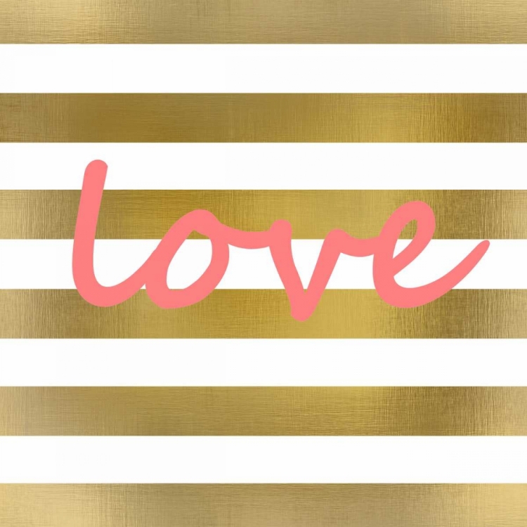 Picture of PINK AND GOLD LOVE