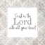 Picture of TRUST IN THE LORD