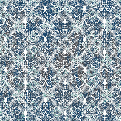 Picture of SOFT FLORAL BLUE PATTERN 3