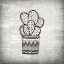 Picture of NEWSPAPER CACTUS 2