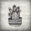 Picture of NEWSPAPER CACTUS 3