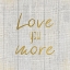 Picture of LOVE YOU MORE BURLAP