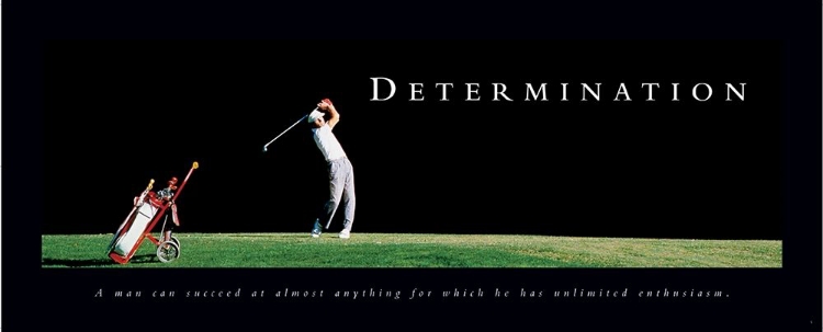 Picture of DETERMINATION - GOLFER