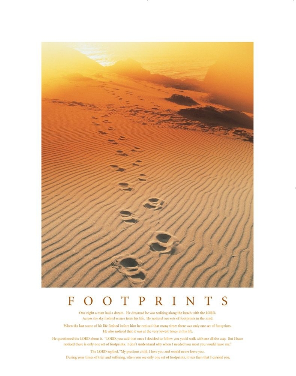 Picture of FOOTPRINTS IN THE SAND