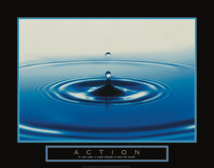 Picture of ACTION - DROP OF WATER