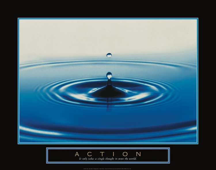 Picture of ACTION - DROP OF WATER