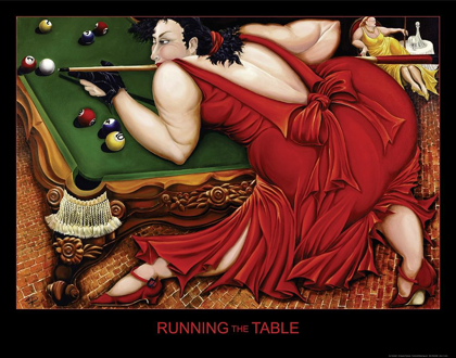 Picture of RUNNING THE TABLE - BILLIARDS