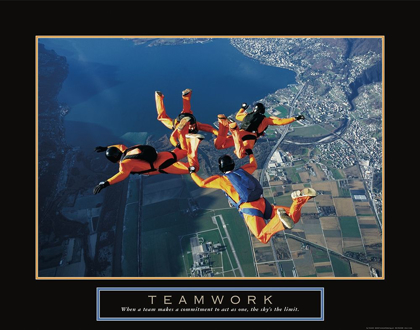 Picture of TEAMWORK - SKY DIVERS