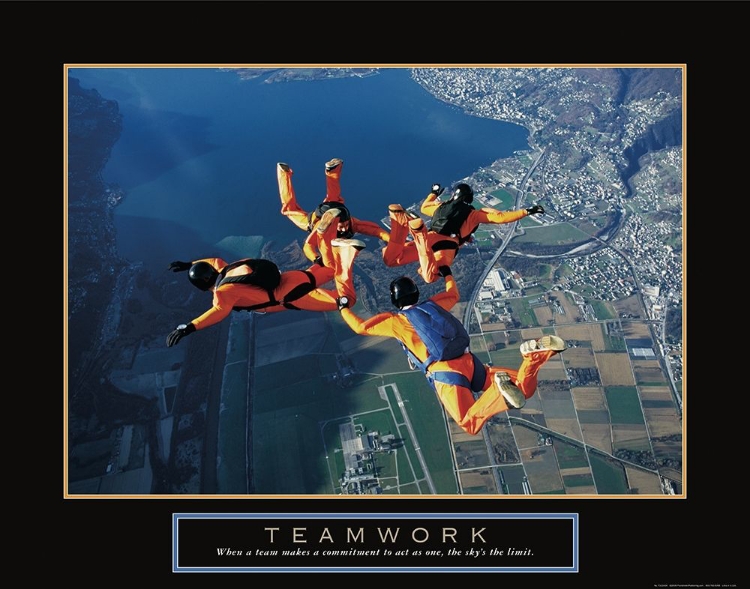 Picture of TEAMWORK - SKY DIVERS