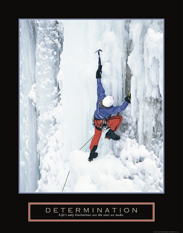 Picture of DETERMINATION - ICE CLIMBER