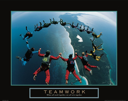 Picture of TEAMWORK - SKYDIVERS