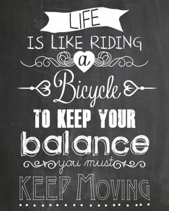 Picture of LIFE IS LIKE RIDING A BICYCLE