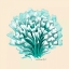 Picture of TEAL BEIGE CORAL MATE