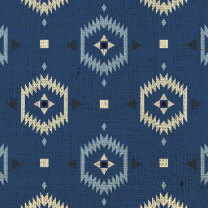 Picture of INDIGO SQUARES DROPLETS