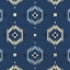 Picture of INDIGO SQUARES DROPLETS