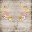 Picture of ANTLER WOODEN FOLIAGE