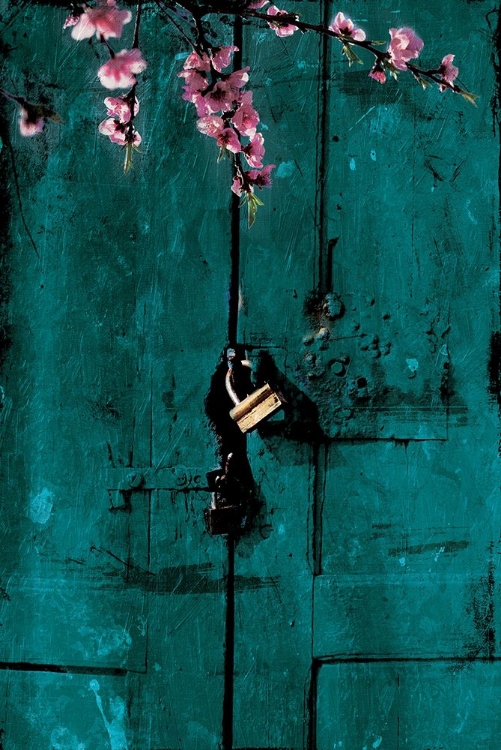 Picture of DOOR AND FLOWERS