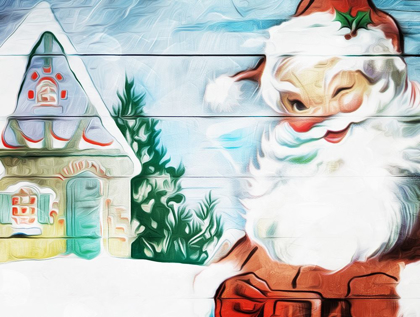Picture of WINKING SANTA PAINTED