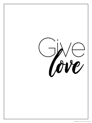 Picture of GIVE LOVE