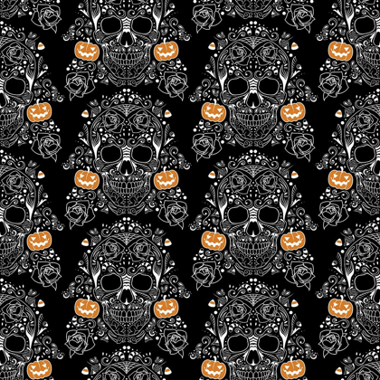 Picture of HALLOWEEN SKULL PATTERN