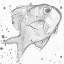 Picture of MINIMAL SKETCH FISH GREY