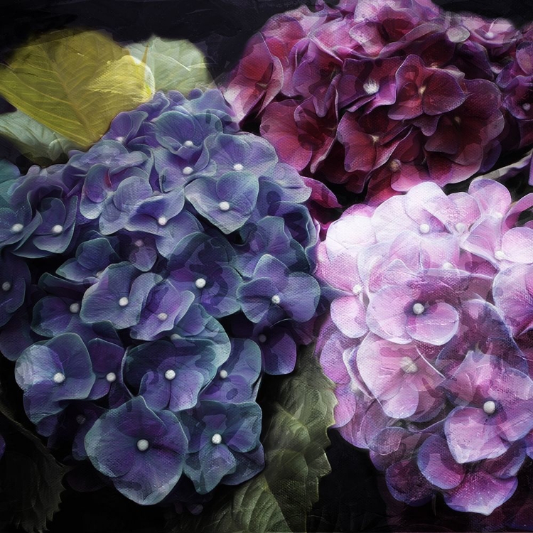 Picture of PURPLE FLOWER BUSHELS