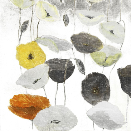 Picture of YELLOW GREY POPPIES ONE
