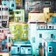 Picture of LOOKING AT A COLORFUL CITY MATE