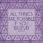 Picture of PURPLE TRIANGLES BELIEVE