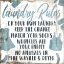 Picture of LAUNDRY RULES LAUNDRY
