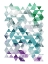 Picture of GREEN PURPLE GREY TRIANGLES