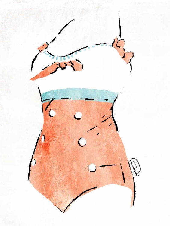 Picture of VINTAGE SWIMSUIT PASTEL 3