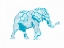 Picture of BLUE MANDALA ELEPHANT