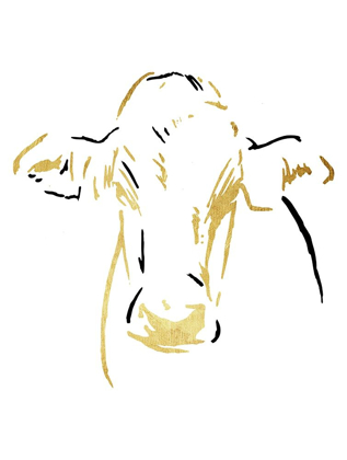 Picture of GOLD BLACK COW