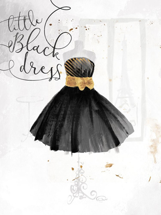 Picture of LITTLE BLACK GOLD DRESS