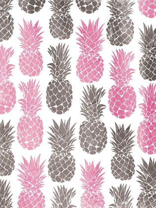 Picture of PINK GREY PINEAPPLES
