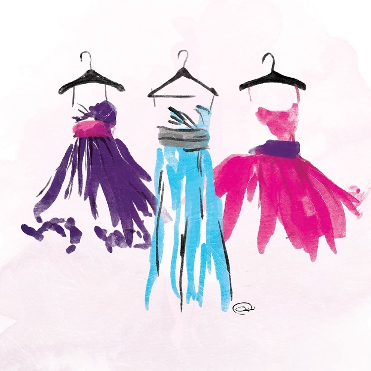 Picture of DRESSES WATERCOLOR MATE