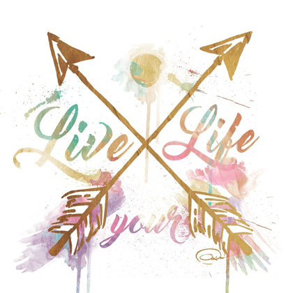 Picture of LIVE YOUR LIFE GOLD