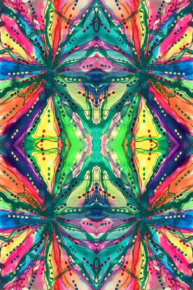 Picture of KALEIDOSCOPE ABSTRACT PATTERN 223