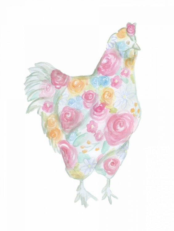 Picture of FLORAL HEN