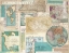Picture of IVORY BLUE MAPS COLLAGE