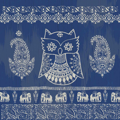 Picture of BOHO OWL BLUE