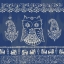 Picture of BOHO OWL BLUE