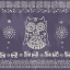 Picture of BOHO OWL PURPLE