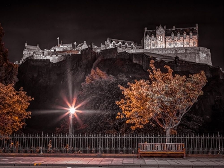 Picture of EDINBURGH CASTLE AT NIGHT, FTBR-1859