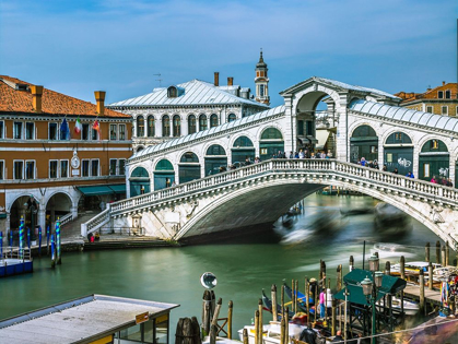 Picture of FAMOUS RIALTO BRIDGE, VENICE, ITALY, FTBR-1896