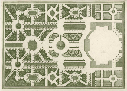 Picture of COURTLY GARDEN PLAN II